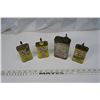 Image 2 : 4 Small Oil Tins
