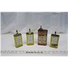 Image 3 : 4 Small Oil Tins