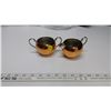 Image 2 : Flemish copper Sugar & creamer set