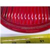 Image 2 : 2 Red Glass 8-1/4" Signal Lamp Lens