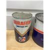Image 4 : (2) Tins- Gulf Grease and B/A oil