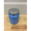 Image 3 : (1) Blue Delphite Tea Jar  5" Tall