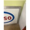 Image 4 : Esso sign 55" x 40" Aluminum Frame- Plexi Glass sign