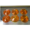 Image 1 : Vintage American Made Amber Automotive Light Lenses (6)