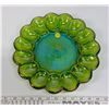 Image 2 : Carnival Glass Devilled Egg Plate