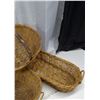 Image 2 : (3) Hand Made Vintage Baskets