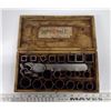 Image 2 : Hinsdale Antique Socket Wrench Set in Fitted Wooden Box