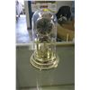 Image 1 : Silver/Gold Coloured Clock w/ Glass Cover Piece