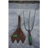 Image 1 : Vintage Land Edger and Hay Fork