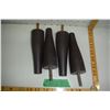 Image 1 : 4 Vintage 6" Furniture Legs