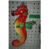 Image 2 : Mexico Made, Ceramic Sea Horse, Wall Art Set