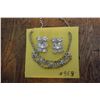 Image 1 : Vintage necklace & Clip Earring Set