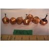Image 1 : 7 Copper Coloured Knobs