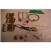Image 1 : misc. Jewelry & 3 Vintage Buckles