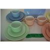 Image 2 : 15pc Hazel Atlas tea Set Pastel
