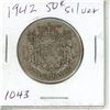 Image 1 : CANADA 1942  50 CENT SILVER