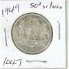 Image 1 : CANADA 1949  50 CENT SILVER