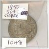 Image 1 : CANADA 1950  50 CENT SILVER