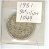 Image 1 : CANADA 1951  50 CENT SILVER