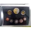Image 2 : CANADA 2008 PROOF SET: LOONIE &1CENT BRONZE - REST STERLING SILVER