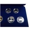 Image 2 : CANADA  1992 125 COMMEMORATIVE STERLING SILVER SET OF 12-25 /CENTS. THE LOONIE IS BRONZE