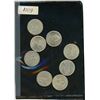 Image 1 : CANADA  8 ELIZABETH: 25 CENT SILVER ASSORTED DATES