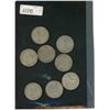 Image 1 : CANADA  8 GEORGE  VI: 25 CENT SILVER ASSORTED DATES