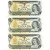 Image 1 : CANADA 1973: 3-$1.00 BANKNOTES - CRISP - S/N IN SUCCESSION 847-849