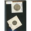 Image 1 : CANADA 1943: 50 CENT SILVER & CANADA 1948: 5 CENTS