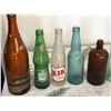 Image 1 : 1930 Soda bottles, blue glass bottle
