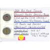 Image 1 : 2x 2020 Bill Reid Coloured and Non-Coloured Toonies Xhuwaji-Haida Grizzly Bear