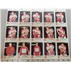 Image 3 : Two pages (15 each) Calgary Flames NHL hockey cards years '83 - '86