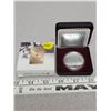 Image 1 : 1997 Proof silver dollar in case/cardboard sleeve 25th anniversary Russia/Canada hockey series of 19