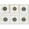 Image 2 : 6 X Canadian 5¢ - 1927, 1928, 1929, 1930, 1931, 1932