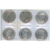 Image 2 : 6 X 1949 silver dollars EF30 & EF40