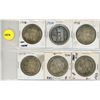 Image 1 : 6 X 1958 silver dollars