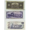 Image 2 : 3 $10.00 bills - 1937 King George, 1954 & 1971