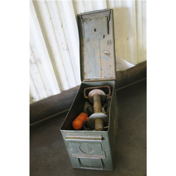 Ammo Box w/ Drop Pins & Misc.