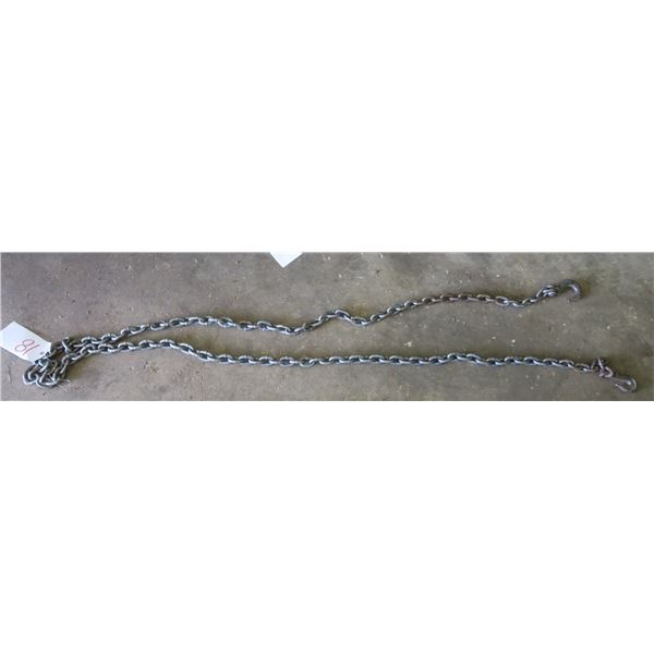 Chain w/ Hook Ends - Approx. 12ft