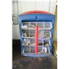 Image 2 : Two Plastic Bolt/Parts Bins with Misc. Items