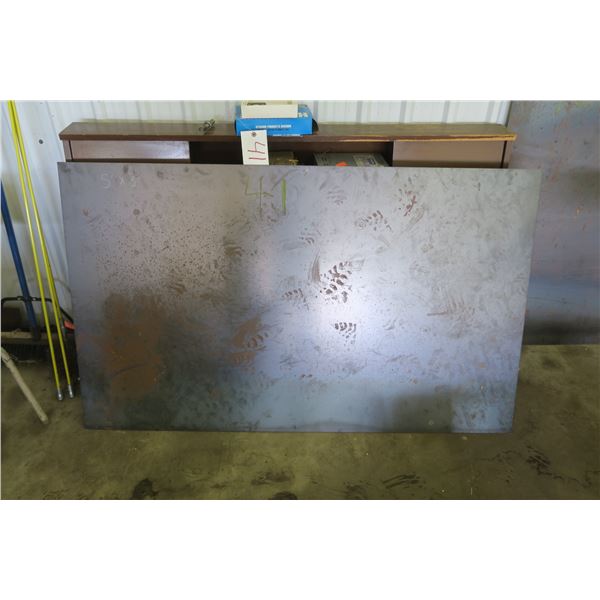 5ft x 3ft x 1/16" Sheet Steel