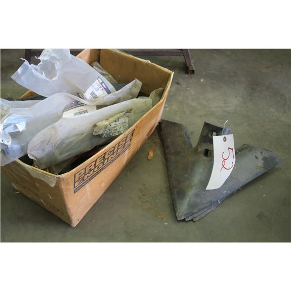 3 - 6" Cultivator Shovels, 7 - IH Rubber Tubes & misc.