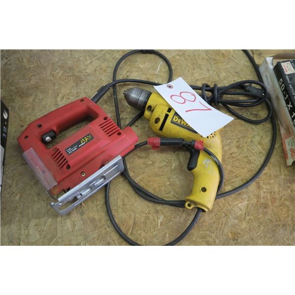 Dewalt Drill & Max Jigsaw