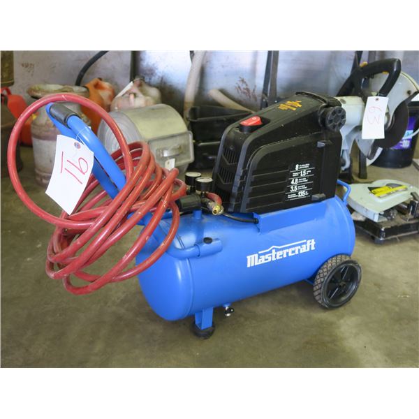 Mastercraft Compressor - 8 Gal. 1.5HP 3.5CFM @ 90PSI 120v