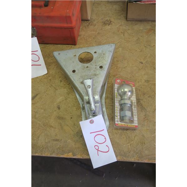 5000lbs Ball Hitch 2 5/16" x 1" x 2 1/2" & 2in. Receiver for trailers