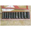 Image 2 : 1/2" Deep Socket Impact Set - 7/16" - 1"