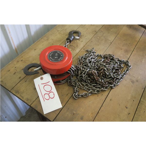1 Ton Chain Hoist
