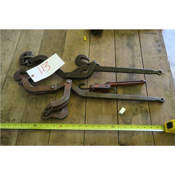 Load Binders (3) - 2 Large, 1 Small