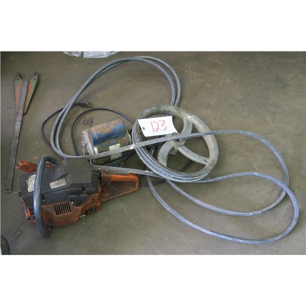 Chainsaw  Parts, Electric Motor, Belts & Pulleys