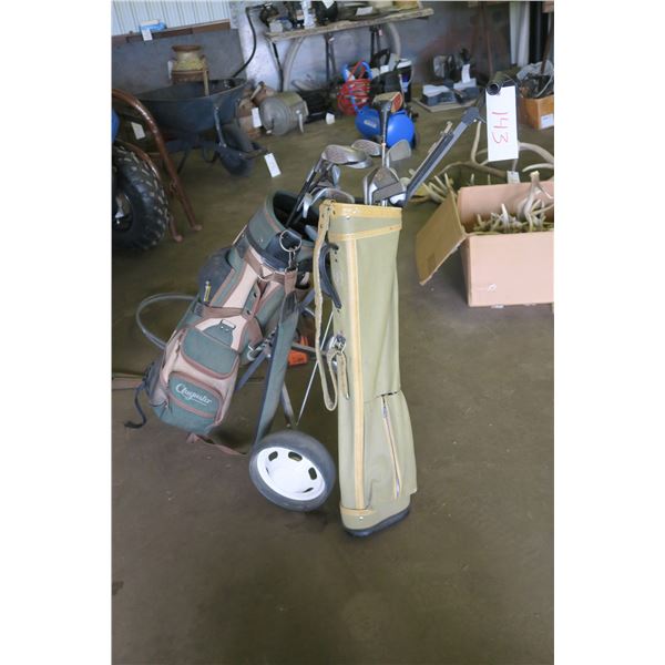 2 Sets of Golf Clubs - 1 Partial